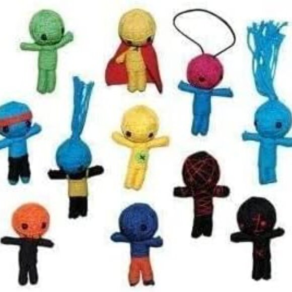 String Voodoo Dolls - Set of 11 Small Dolls - Picture 2 of 2